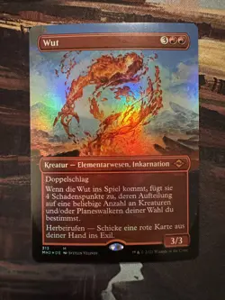 WUTU! GERMAN Fury - Foil - Borderless, Modern Horizons 2, Near Mint, English MTG - Image 2