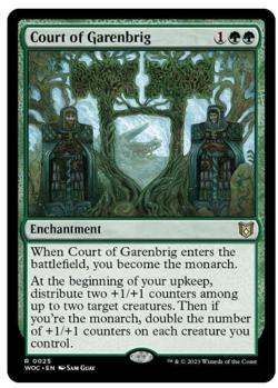 1x Court of Garenbrig Wilds of Eldraine: Commander NM MTG - Image 1