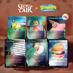 MTG Secret Lair x SpongeBob SquarePants: Internet Sensation RAINBOW FOIL Sealed - Image 1