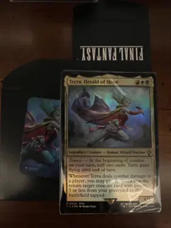 Terra, Herald Of Hope Commander Deck Final Fantasy Magic The Gathering Sealed - Image 1
