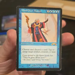 Mind Over Matter Exodus Regular Blue Rare Enchantment Wizards 040 English Parki… - Image 1