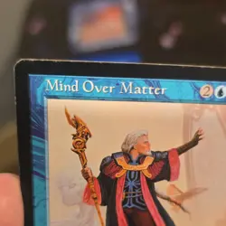 Mind Over Matter Exodus Regular Blue Rare Enchantment Wizards 040 English Parki… - Image 2