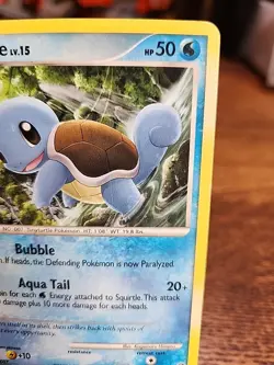 Squirtle 112/132 Secret Wonders Regular MP 2007 Pokemon TCG - Image 3