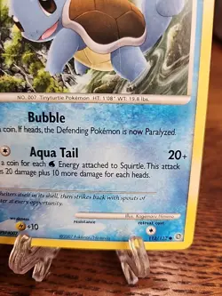 Squirtle 112/132 Secret Wonders Regular MP 2007 Pokemon TCG - Image 5