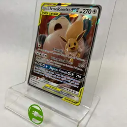 Pokemon TCG Sun & Moon - Team Up Evee & Snorlax GX 120/181 Holo English - Image 3