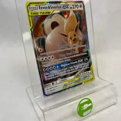 Pokemon TCG Sun & Moon - Team Up Evee & Snorlax GX 120/181 Holo English - Image 4