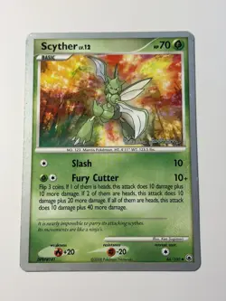 2008 Pokemon, Majestic Dawn, #46/100 Scyther, UC, 2008 World Championships TR - Image 1