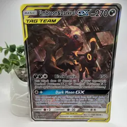 Umbreon & Darkrai GX SM241 Pokemon Sun & Moon Tag Team Promo Alt Art 2020 JUMBO - Image 2