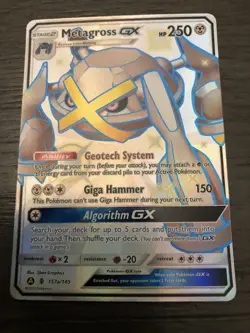 Metagross GX 157A/145 Alternate Art Holo Pokemon 2019 Pack Fresh NM - Image 1