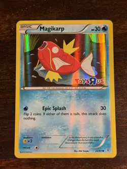 2016 Pokemon TCG Magikarp Toys R Us Stamp Promo 22/83 Holo NM/MINT - Image 1