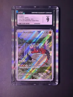 Koraidon Pokemon (2023) Black Star Promos - 014 Scarlet & Violet ETB - CGC 9 - Image 1