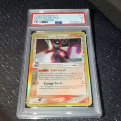 2005 Pokemon EX Mewtwo Delta Species Reverse Holo #12 PSA 4 VG-EX - Image 1