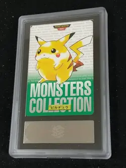 1996 ARS Grading Auth Pokemon Carddass Pikachu # 25 Bandai Japanese - Image 1