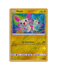 Pokemon - Plusle - 33/73 - Reverse Holo - Shining Legends - NM/M - Image 1