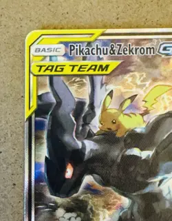 2019 Pokemon Pikachu & Zekrom GX Full Art #SM168 Near Mint or Better - Image 3