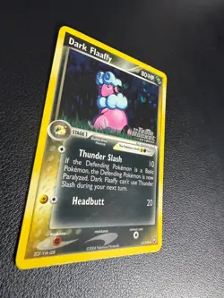 Pokemon TCG Dark Flaaffy EX Team Rocket Returns 33 Reverse Holo Uncommon NM - Image 3