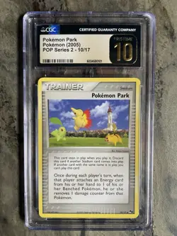 Pokemon 2005 Pokemon Park Pop Series 2 #10 CGC Pristine 10 💎 - Image 1