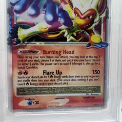 2007 Pokemon Diamond & Pearl Infernape LV. X Black Star PROMO #DP10 Holo - PSA 8 - Image 3