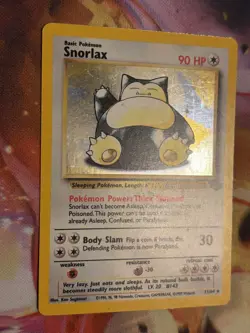 Pokemon TCG Snorlax 11/64 Jungle Holo MP/HP - Image 2