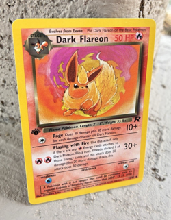 Dark Flareon 1st Edition, Pokemon Lightly Played, Team Rocket, Uncommon, 35/82 - Image 2