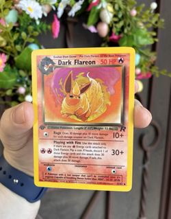 Dark Flareon 1st Edition, Pokemon Lightly Played, Team Rocket, Uncommon, 35/82 - Image 5