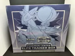Chilling Reign ETB Ice Rider Calyrex Elite Trainer Box Sealed - Image 1