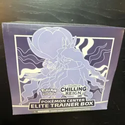 Pokemon Chilling Reign Pokemon Center Elite Trainer Box Shadow Rider 820650809712 - Image 1