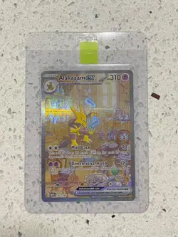 Alakazam ex 201/165 SIR Holo Pokemon 151 Pristine - Image 1