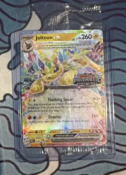 Jolteon ex 030/131 Prismatic Evolutions Stamped Promo Sealed Pokemon TCG - Image 1