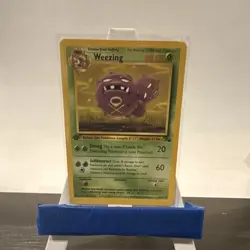 Wizards of the Coast Pokemon Weezing Fossil 45/62 1st Edition Uncommon 60 HP 19… - Image 1