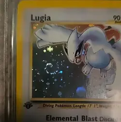 Pokemon Neo Genesis Lugia 1st Edition #9 BGS 8 Mint First Edition Swirl 🌀 - Image 3