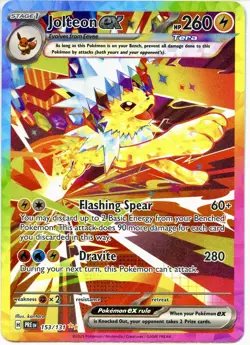 Pokemon Prismatic Evolutions - Jolteon ex #153/131 Special Illustration Rare NM* - Image 1
