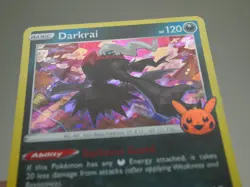 Darkrai 105/189 Holographic Trick or Trade Stamped Pokemon TCG LP - Image 3