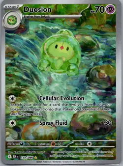 Duosion 119/086 SV: Black Bolt Pokemon TCG Illustration Rare NM 1 - Image 1