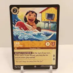 Disney Lorcana Lillo Escape Artist 2/204 NM Azurite Sea - Image 1