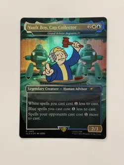 Vault Boy, Cap Collector Grand Arbiter Augustin IV Rainbow Foil Secret Lair NM - Image 1