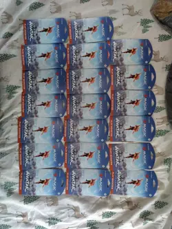 Lot of 20packMagic The Gathering Avatar The Last Airbender Sleeved Play Booster - Image 1
