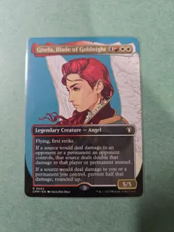 Gisela, Blade of Goldnight (Borderless) - Commander Masters - NM - MTG - Image 1