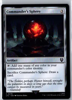 COMMANDER'S SPHERE 276 COMMANDER: THE LORD OF THE RINGS MAGIC: THE GATHERING NM - Image 1