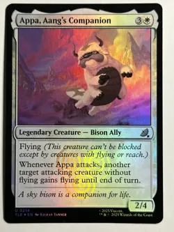 Appa, Aang's Companion Avatar: The Last Airbender: Eternal-Legal 214 Foil MTG NM - Image 1