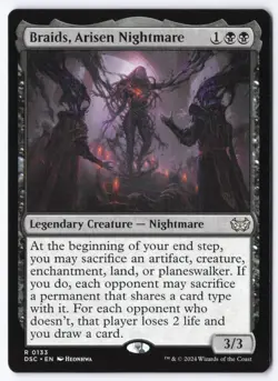 Braids, Arisen Nightmare R Commander: Duskmourn: House of Horror 133 NM - Image 1