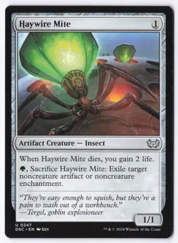 Haywire Mite U Commander: Duskmourn: House of Horror 247 NM - Image 1