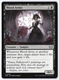 Blood Artist U Commander: Duskmourn: House of Horror 132 NM - Image 1