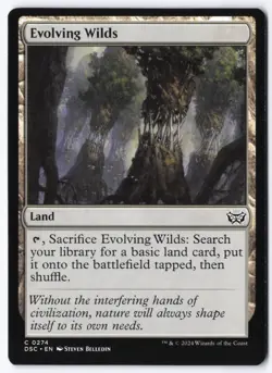 Evolving Wilds C Commander: Duskmourn: House of Horror 274 NM - Image 1