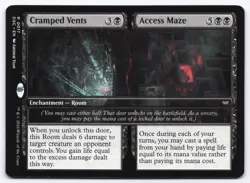 Cramped Vents // Access Maze R Commander: Duskmourn: House of Horror 17 NM - Image 1
