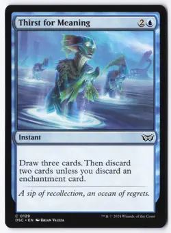 Thirst for Meaning C Commander: Duskmourn: House of Horror 129 NM - Image 1