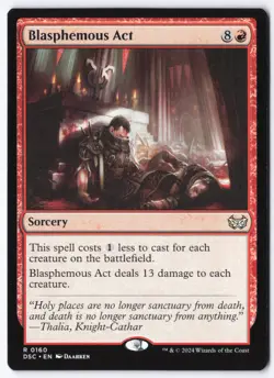 Blasphemous Act R Commander: Duskmourn: House of Horror 160 NM - Image 1