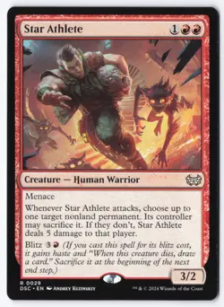 Star Athlete R Commander: Duskmourn: House of Horror 29 NM - Image 1