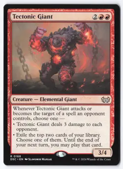 Tectonic Giant R Commander: Duskmourn: House of Horror 168 NM - Image 1