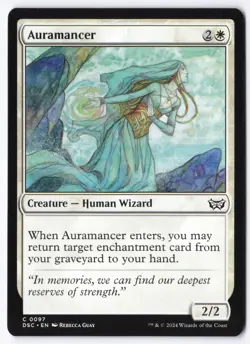 Auramancer C Commander: Duskmourn: House of Horror 97 NM - Image 1